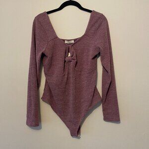 Heatherly | Purple Bodysuit Women's Size 1X NEW with tags - long sleeve soft